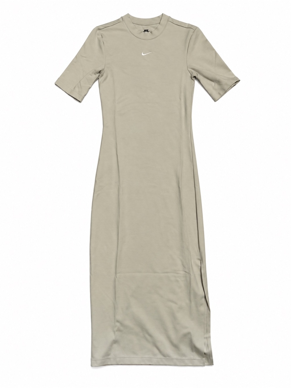 Nike Women’s Short-Sleeve Maxi Dress in Light Beige